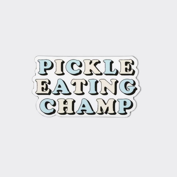 Pickle Eating Champ Magnet