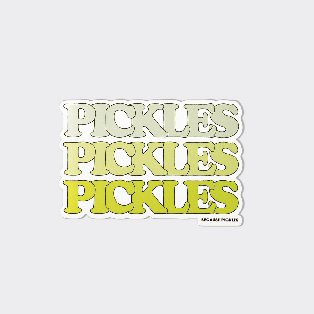 Pickles on Pickles Sticker