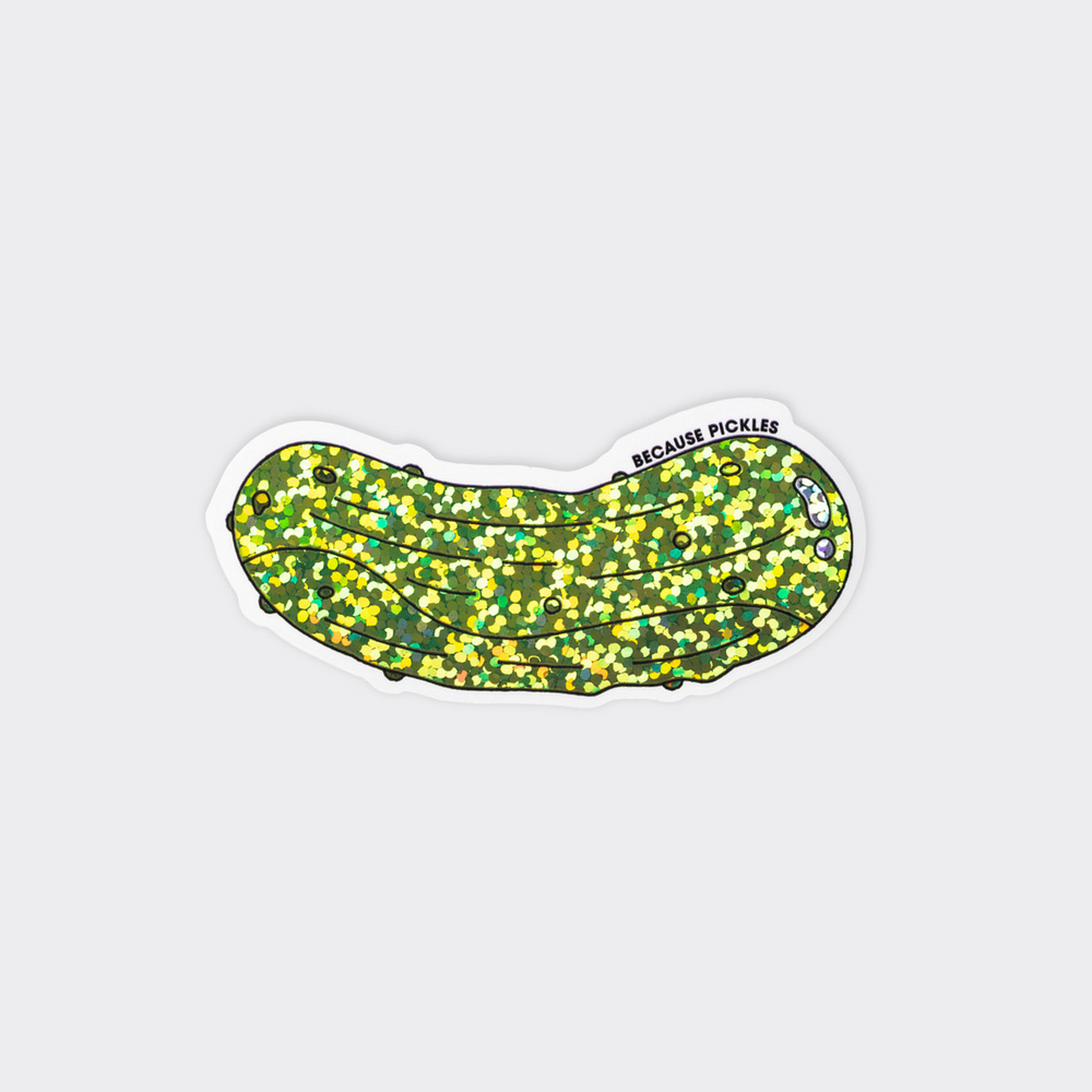 Glitter Pickle Sticker