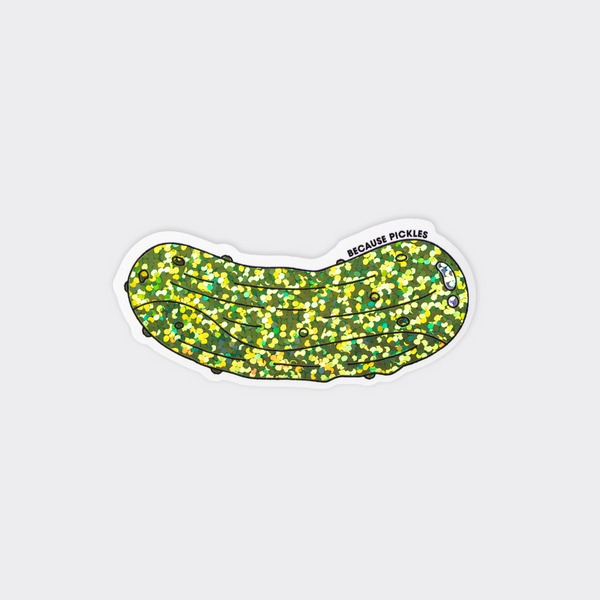 Glitter Pickle Sticker