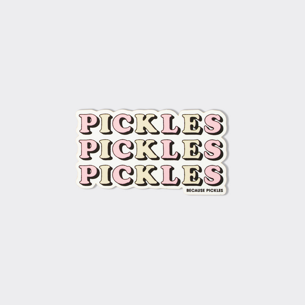 Pickles on Pickles Sticker