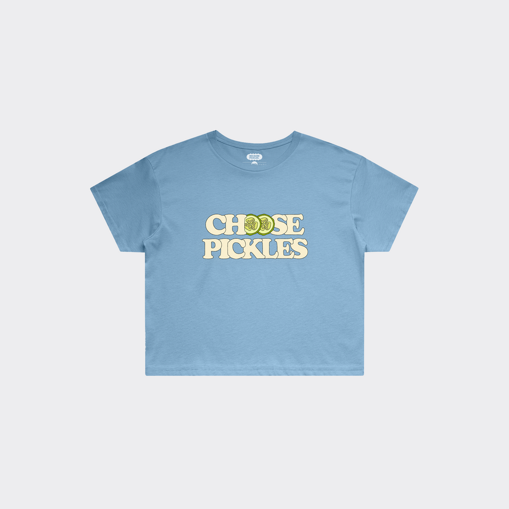 Choose Pickles Crop Top