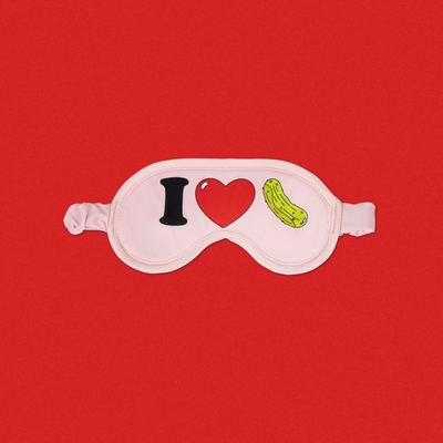 Sleep Mask in Puff Puff