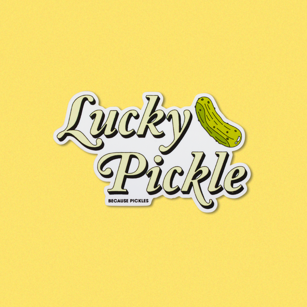 Lucky Pickle Sticker