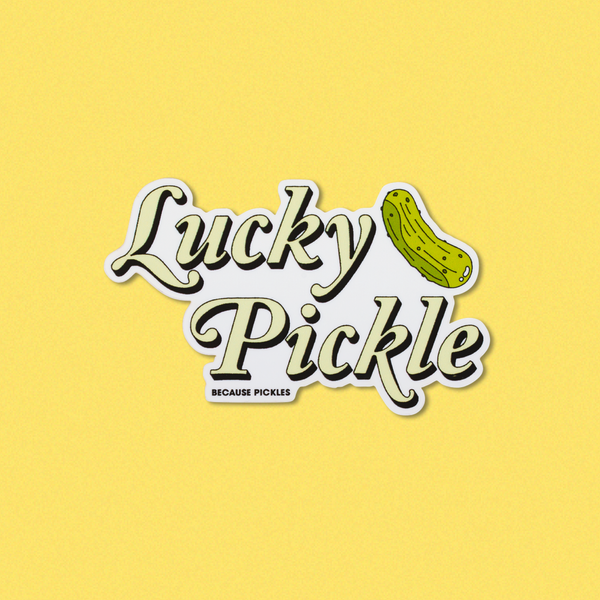 Lucky Pickle Sticker