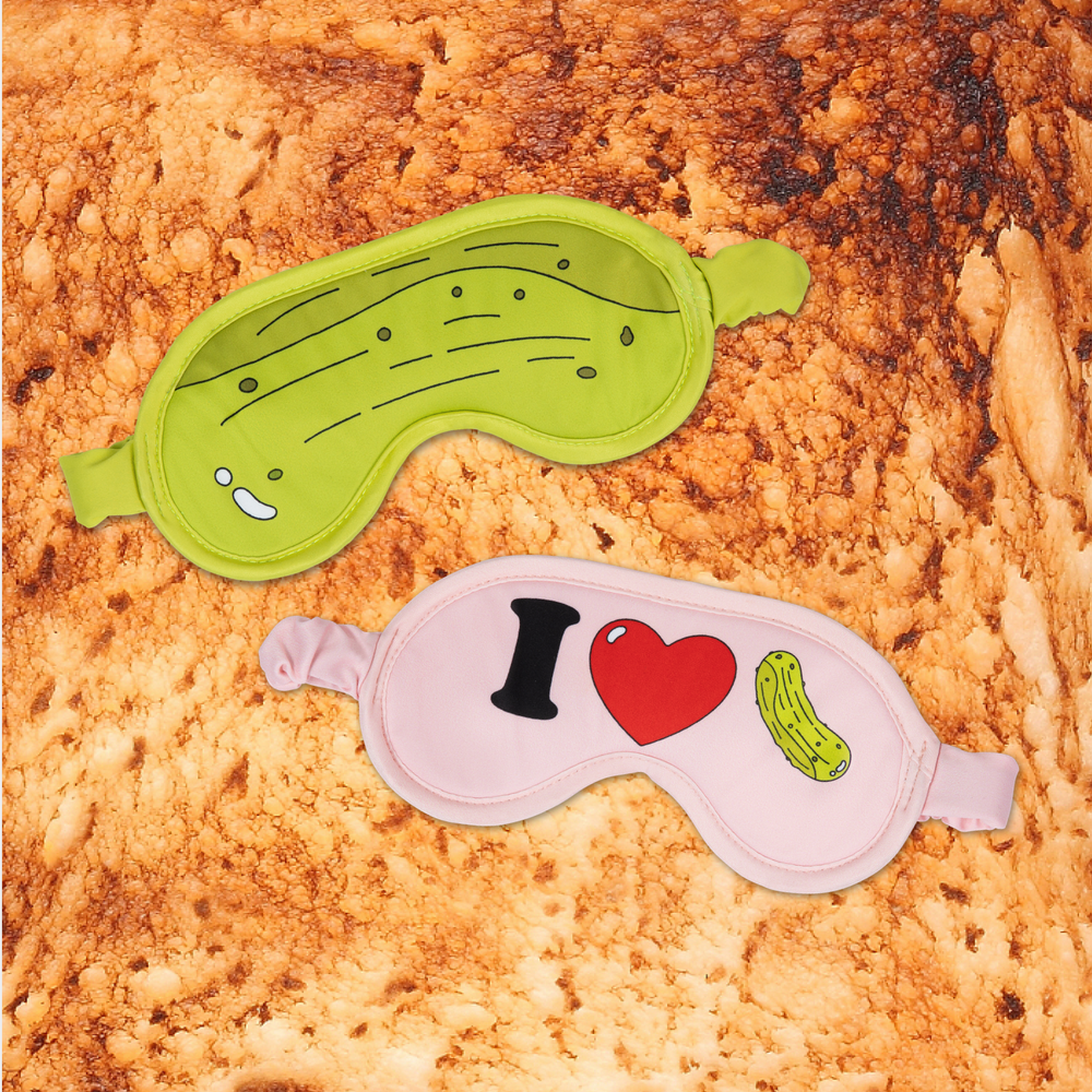 Pickle Sleep Sleep Mask in Puff Puff – Because Pickles