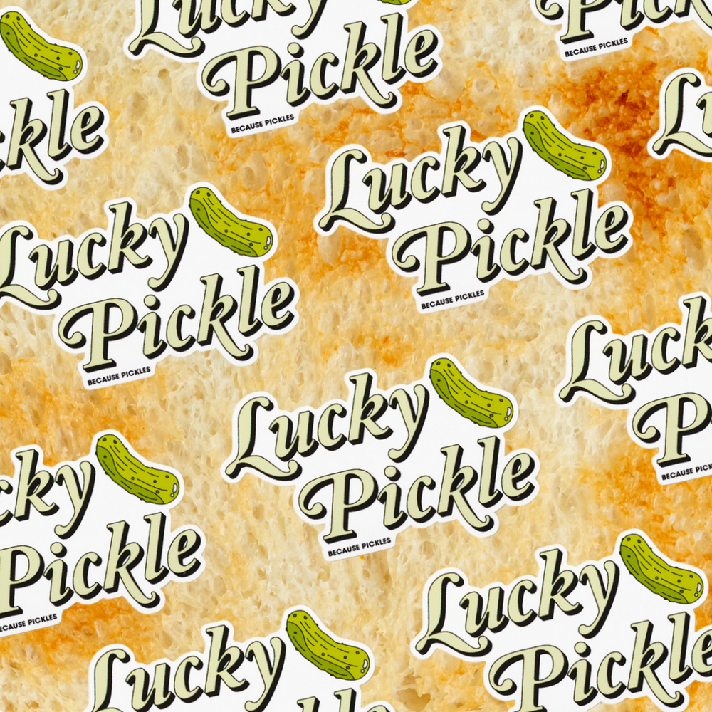 Lucky Pickle Sticker