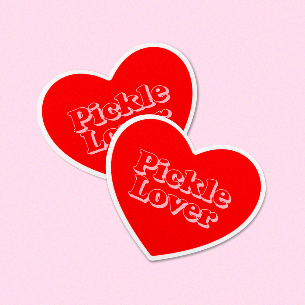 Pickle Lover Heart Magnet