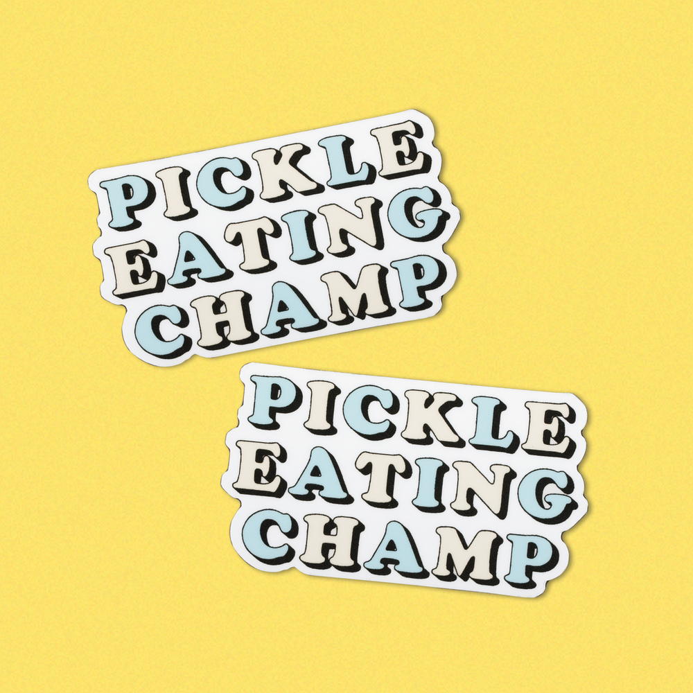 Pickle Eating Champ Magnet
