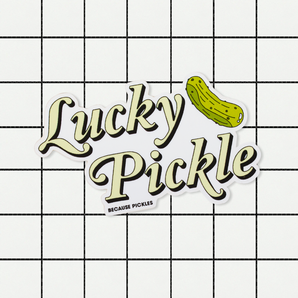 Lucky Pickle Sticker