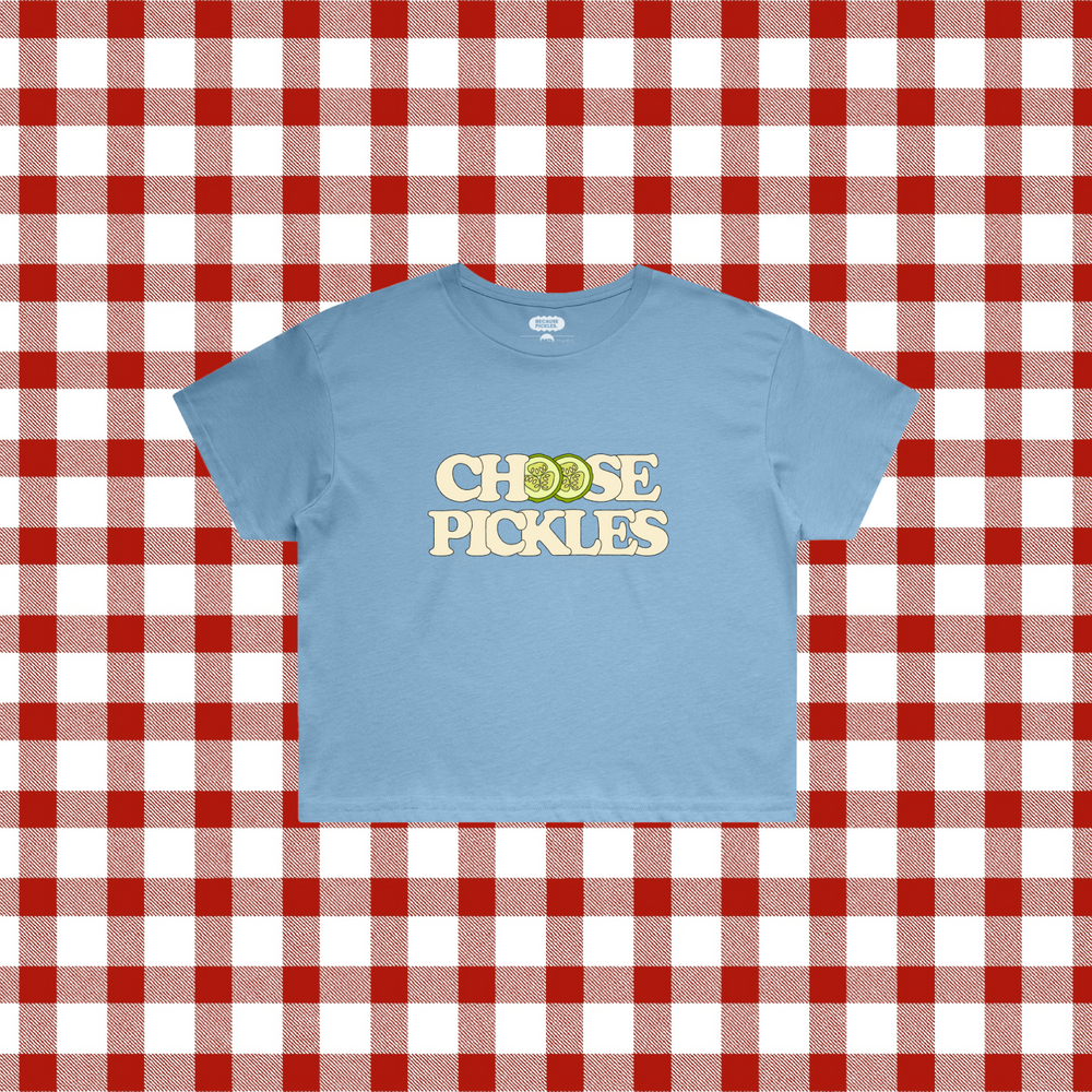 Choose Pickles Crop Top