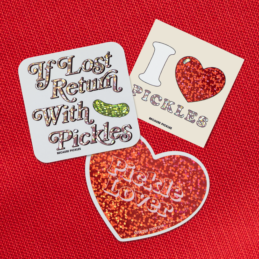 If Lost Return With Pickles Sticker