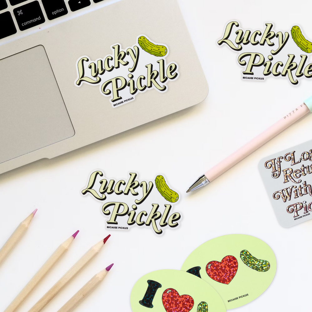 Lucky Pickle Sticker