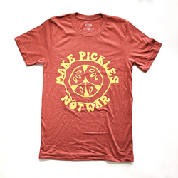 Make Pickles Not War Comfy Tee