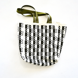 Heritedge Black and White Canvas Grocery Tote - Future Friends x BP