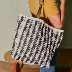 Heritedge Black and White Canvas Grocery Tote - Future Friends x BP