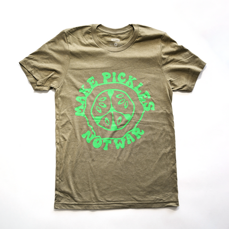 Make Pickles Not War Comfy Tee