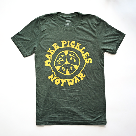 Make Pickles Not War Comfy Tee