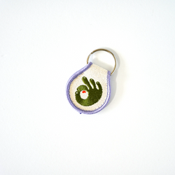 Okay Olive Patch Keychain - Future Friends x BP