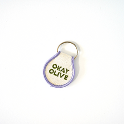 Okay Olive Patch Keychain - Future Friends x BP