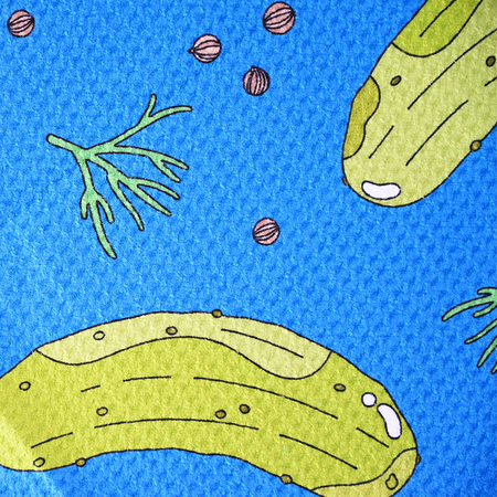 Blue Dill Pickle Kitchen Towel - mnnfrr x BP