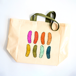 Color Pop Pickle Eco Shopper Tote - Doodle by Meg x BP