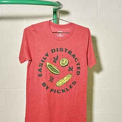 Easily Distracted By Pickles Comfy Tee