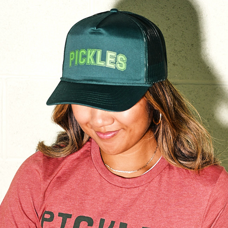 Varsity Pickles Trucker Hat